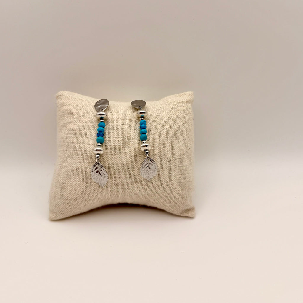 Pendientes Hojas