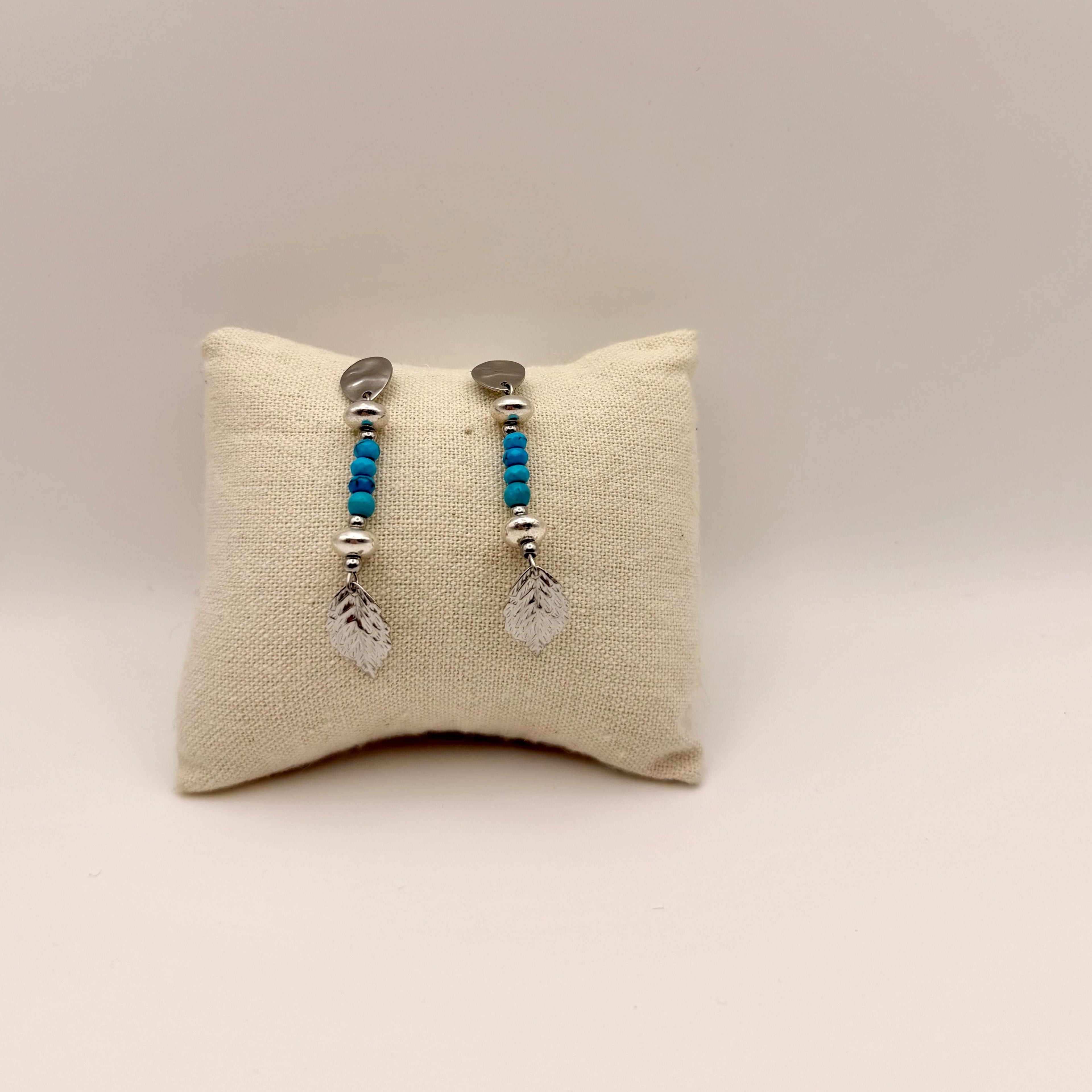 Pendientes Hojas