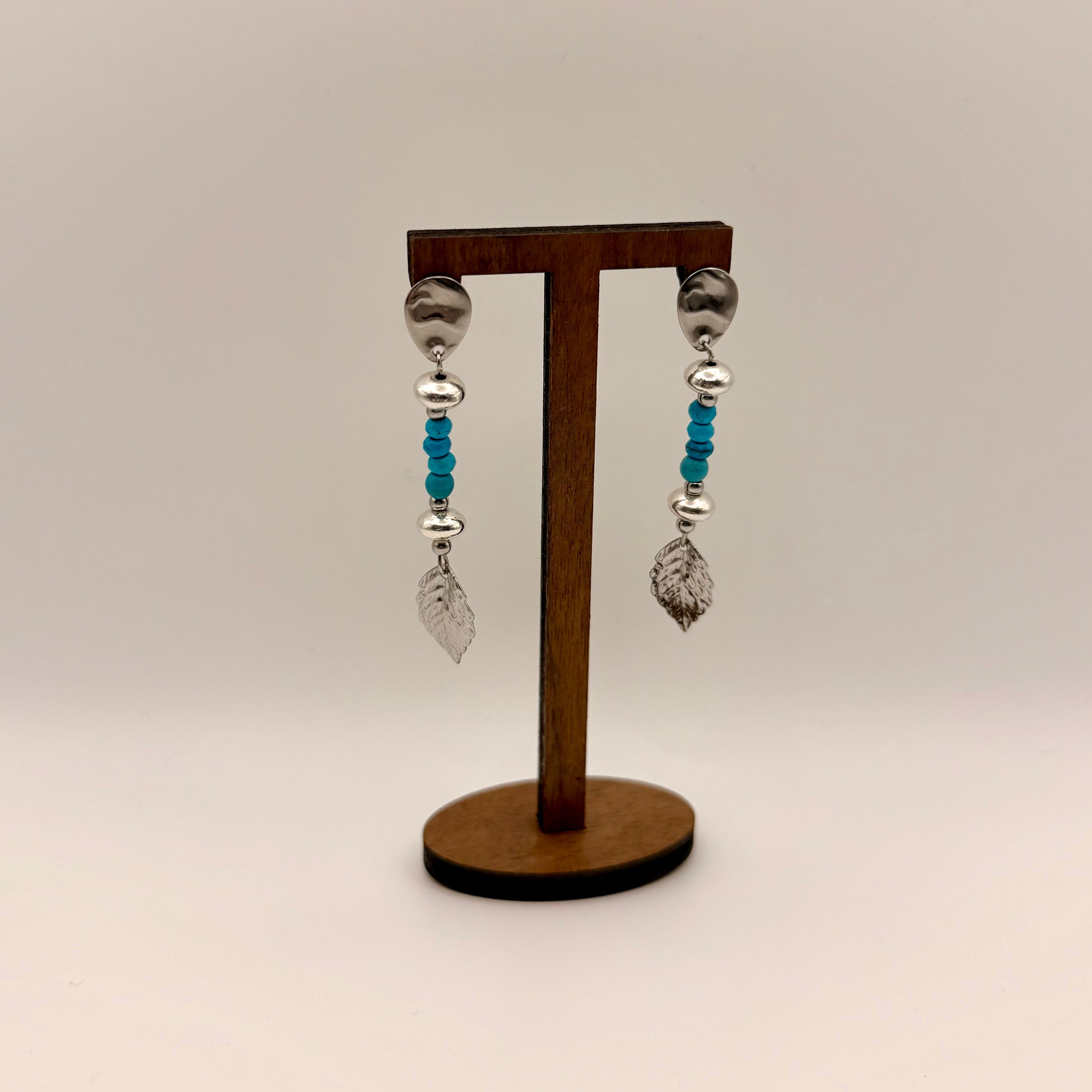 Pendientes Hojas