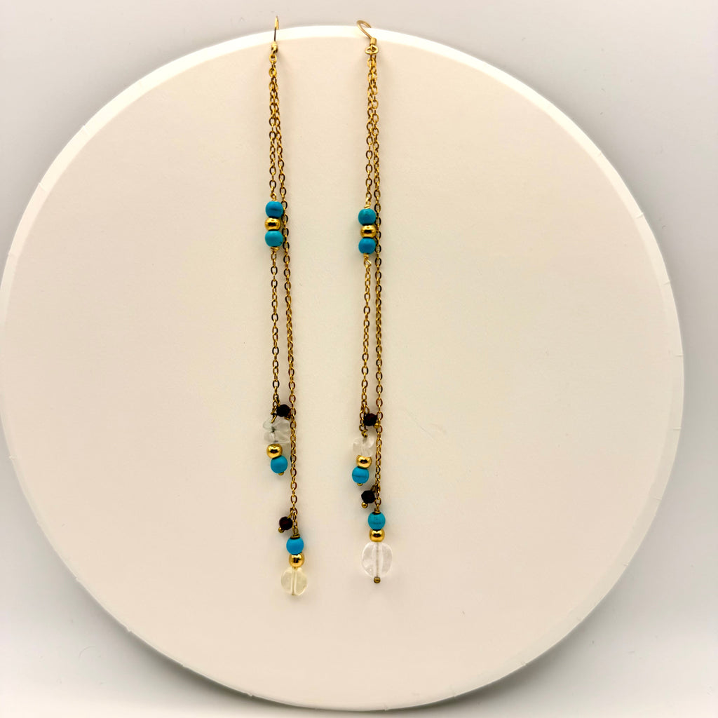 Pendientes Maxi Turquesas