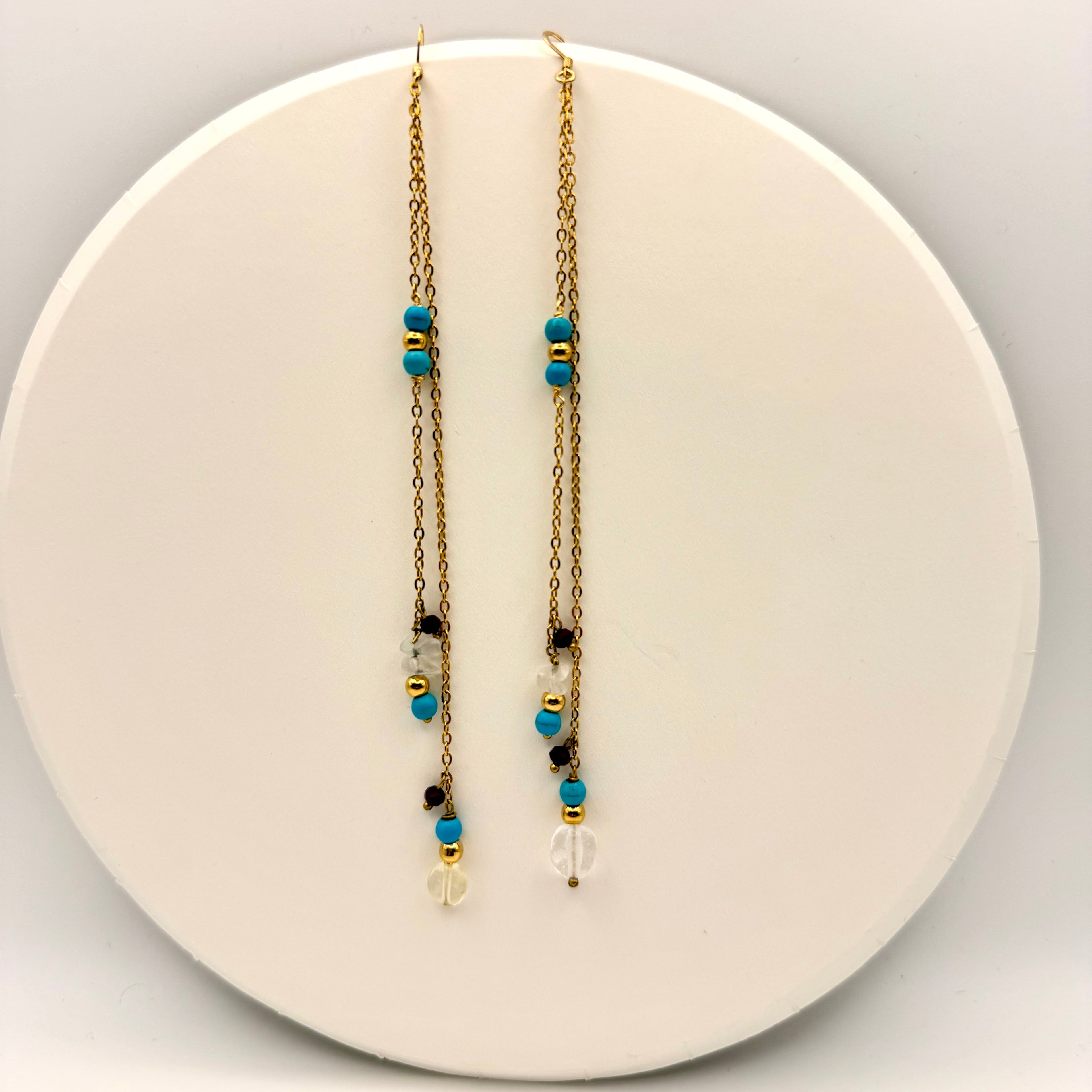 Pendientes Maxi Turquesas