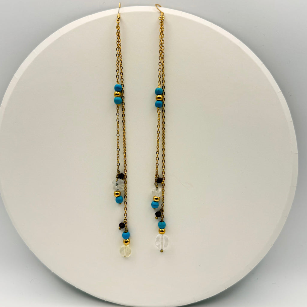 Pendientes Maxi Turquesas