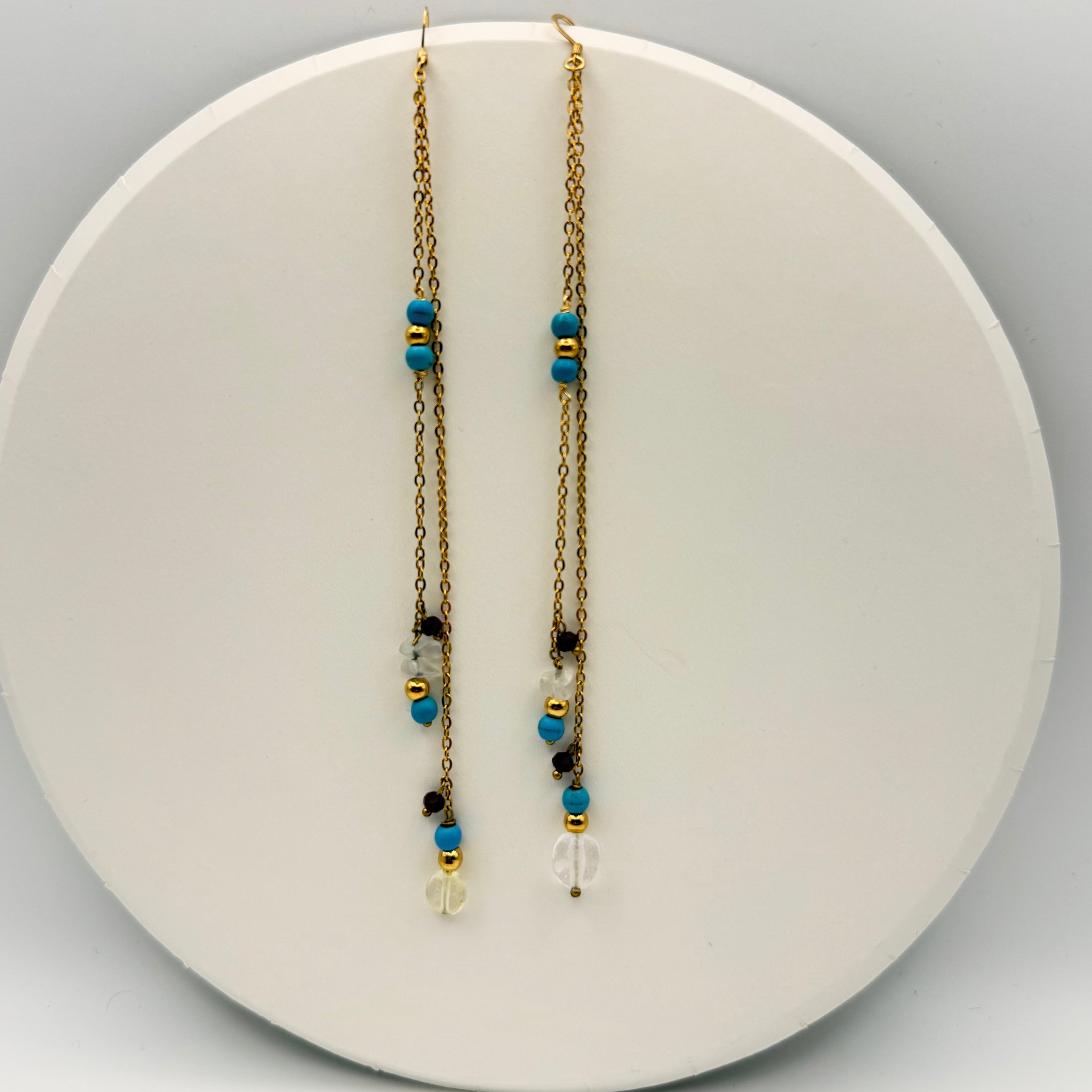 Pendientes Maxi Turquesas