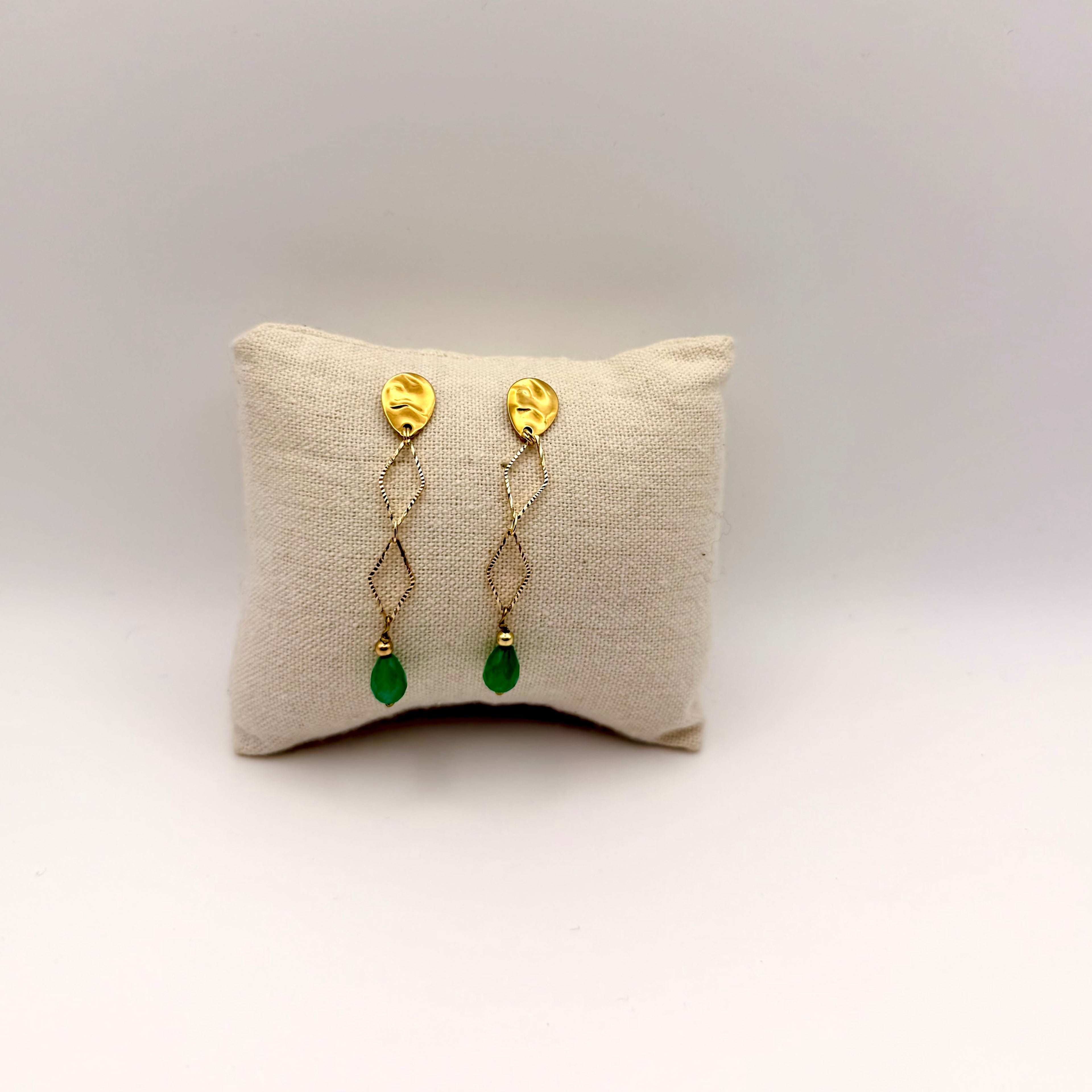 Pendientes Rombos Turquesa
