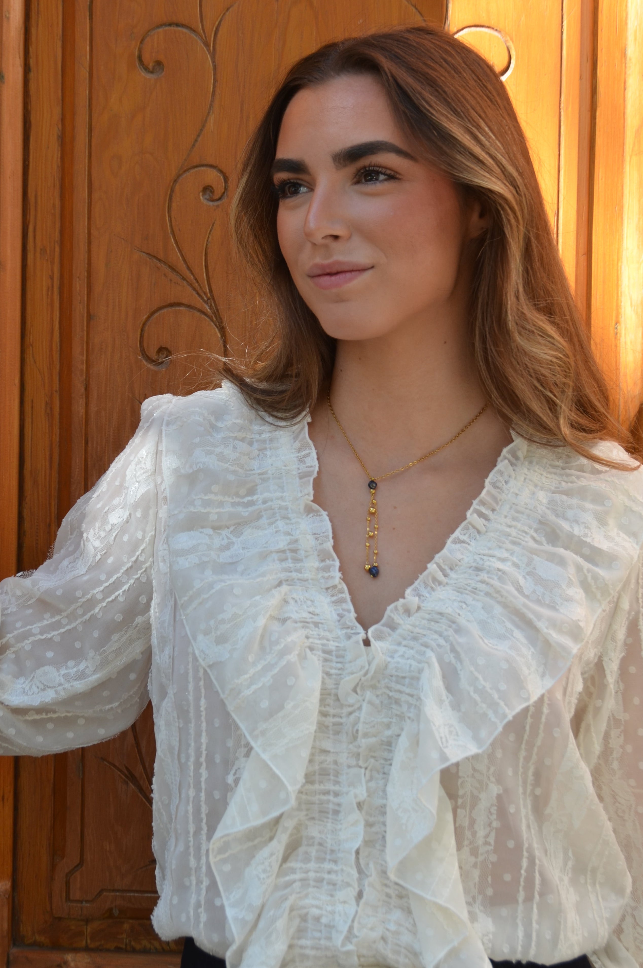 Collar Terracota Azul